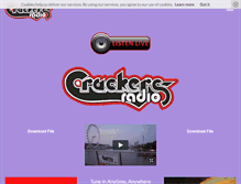 Tablet Screenshot of crackersradio.com